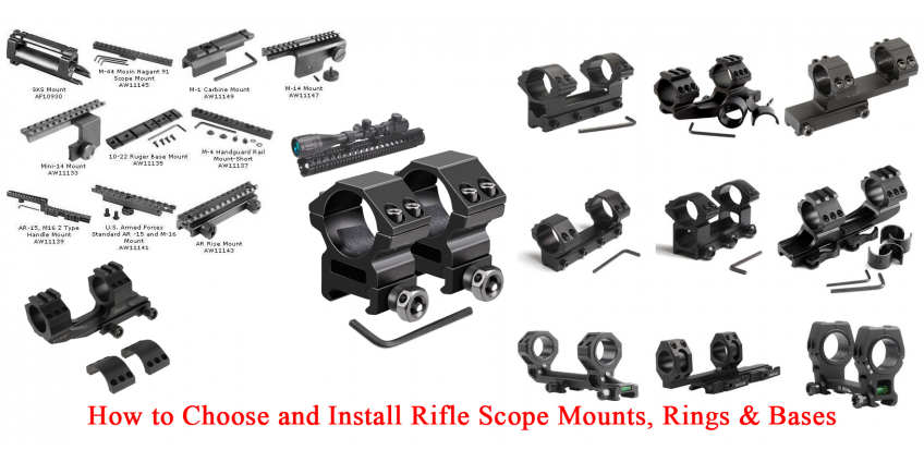 Precision Scope Rings, Rifles Scope Mounts